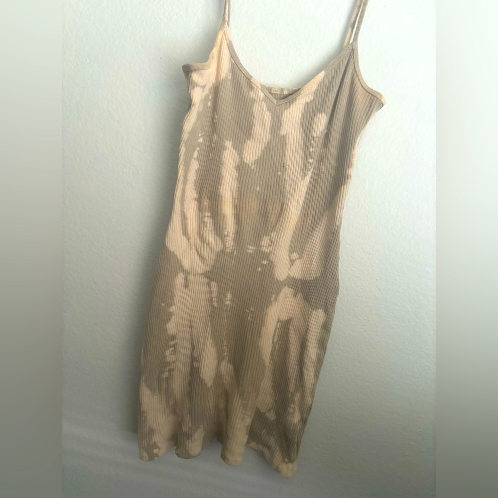 Tie dye Acid Wash Fitted Dress